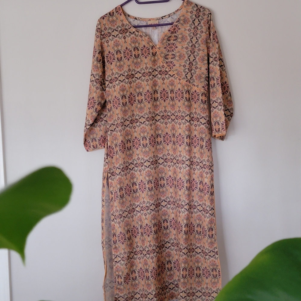 Bohemian Patterned Maxi Dress
